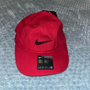 Nike Red Cap with Black Logo